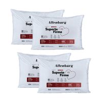 Kit 4 Travesseiros Altenburg Suporte Firme Branco 50x70cm 5134020